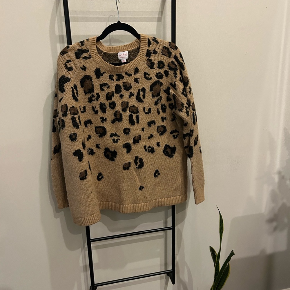 Isabel Maternity by Ingrid & Isabel Leopard Print Sweater